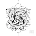 rosa lobo tattoo design idea