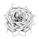 rosa lobo tattoo design idea