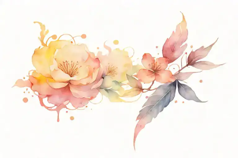 infertility journey and making peace tattoo design idea