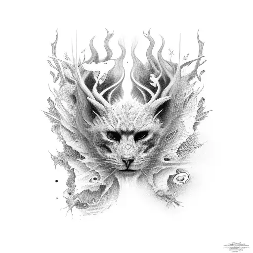 schizophrenia tattoo design idea