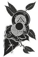 Slavic symbolism runes solar symbols tattoo design idea