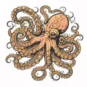 octopus tattoo design idea