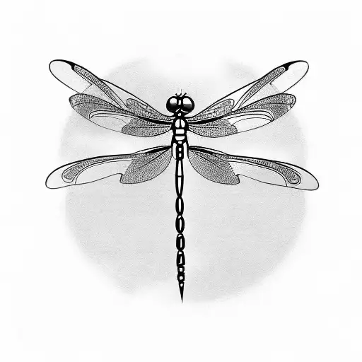 dragonfly with name "Alessi" tattoo design idea