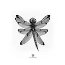 dragonfly tattoo design idea