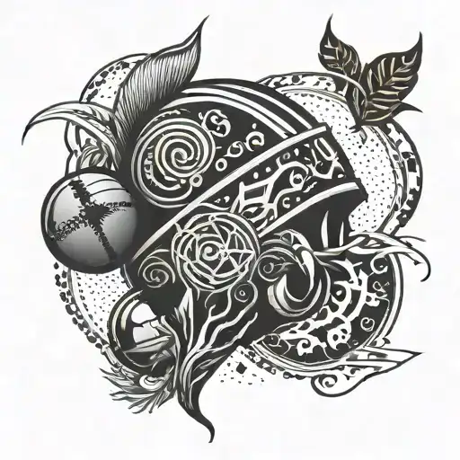 Incorporate a football and cigarette motif with elements of Tamil eelam in the tattoo design tattoo design idea