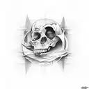 time tattoo design idea