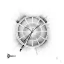 time tattoo design idea