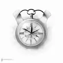 time tattoo design idea