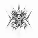 Tatuagem da Arma colt da série sobrenatural com a frase "juntos somos carvão, enxofre e s alitre" tattoo design idea