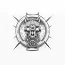 colt gun tattoo design idea