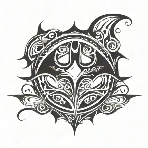 batman logo tattoo design idea