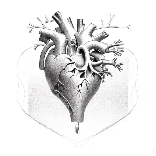 heart of stone tattoo design idea
