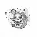  Milky Way tattoo design idea