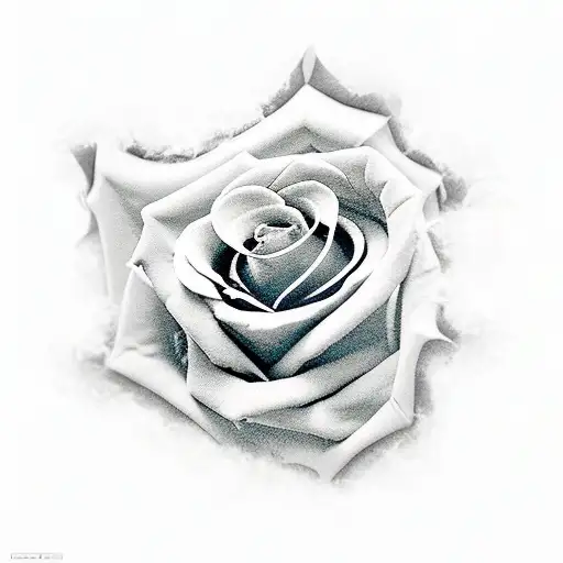 princess crown, roses and fire tattoo design idea