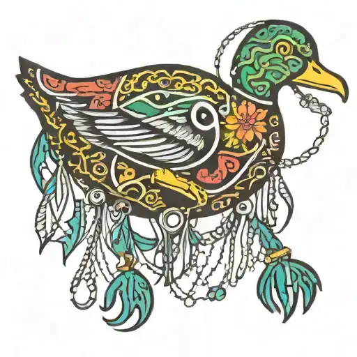 coat hanger, duck tape, zip tie tattoo design idea