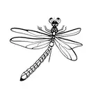 Dragonfly tattoo design idea