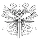 Dragonfly tattoo design idea