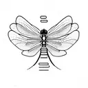 Dragonfly tattoo design idea