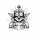 CORINTHIANS tattoo design idea