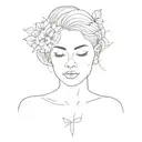 Justine Ambre Maïlys tattoo design idea