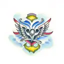 script tattoo design idea