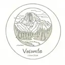 Yosemite National Park tattoo design idea