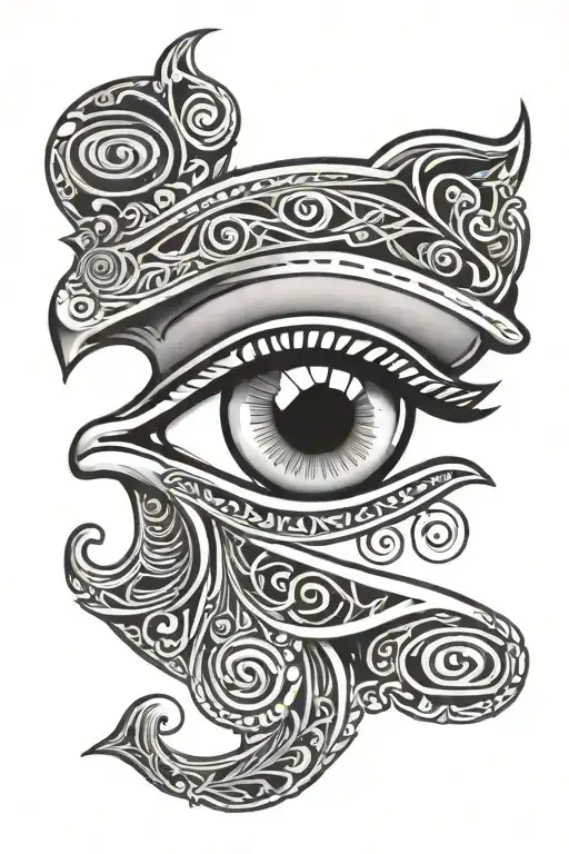 eye of horus  tattoo design idea