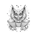 witchy books tattoo design idea