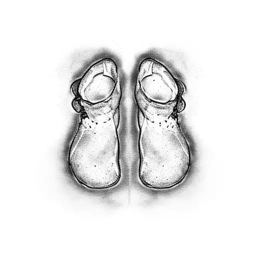 baby foot prints  tattoo design idea
