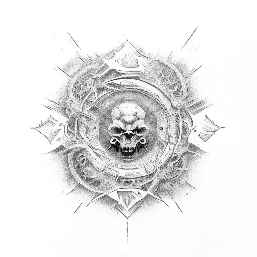 9 circle of hell Dante tattoo design idea