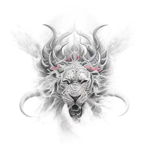 hell tattoo design idea