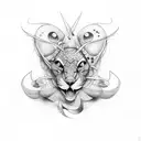 patience tattoo design idea