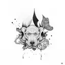 patience tattoo design idea