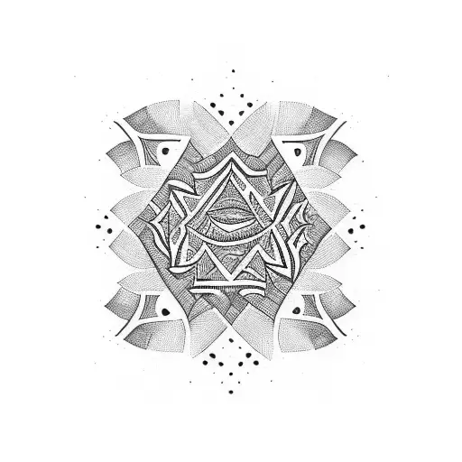 African pattern half sleeve tattoo design idea