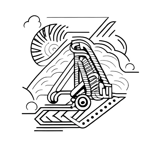 Speedway race car tattoo design idea