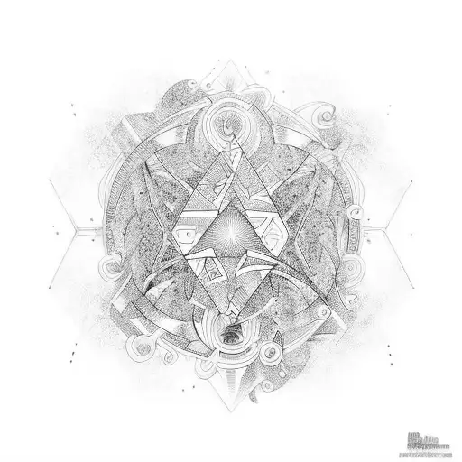 prime and numbers tattoo design idea