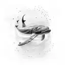 "sperm whale" "mediterranean sea" "underwater sounds" tattoo design idea