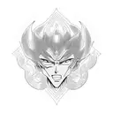 zenitsu from Demon Slayer, using his first form to bounce around a box and breaks out of it tattoo design idea