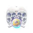 Atom tattoo design idea