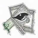 "Tomorrow you could wake up and the person you LOVE can LOVE SOMEBODY ELSE. But tomorrow a 100 DOLLAR BILL will still be tattoo design idea