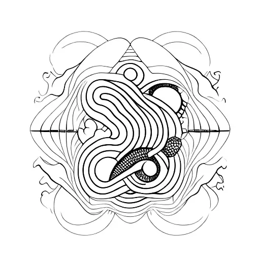 water circle season tattoo design idea