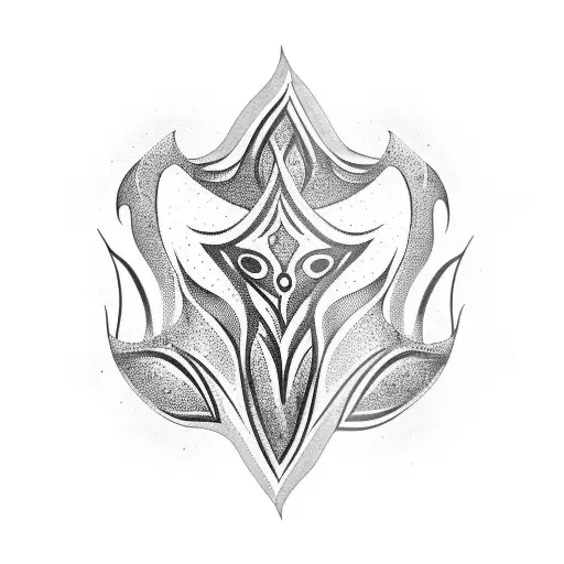 Vulva  tattoo design idea