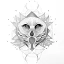 Vulva  tattoo design idea