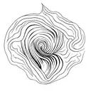 Vulva  tattoo design idea