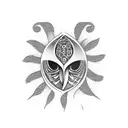 Vulva  tattoo design idea