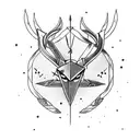 arrow, Sagittarius, wild, arm  tattoo design idea