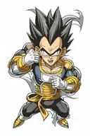 Vegeta tattoo design idea