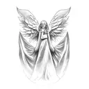 angel numbers tattoo design idea