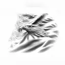 american flag blad eagle  tattoo design idea
