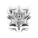 BDSM symbols for pubis tattoo design idea